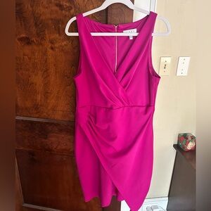 Origami-Pleat Sleeveless Bodycon Dress